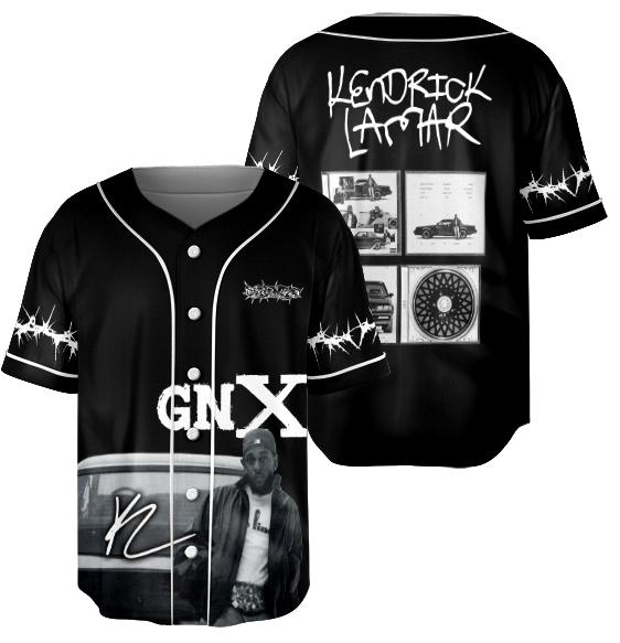 Ken Lamar Jersey, Ken Lamar GNX Album Shirt, Ken Lamar Music sports jersey product view 2