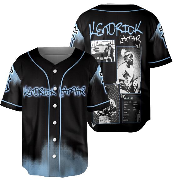 Kendrick Lamar SZA Luther Jersey, GNX Merch, Kendrick Lamar Tour Merch, GNX Tour Merch, Luther sports jersey product view 1