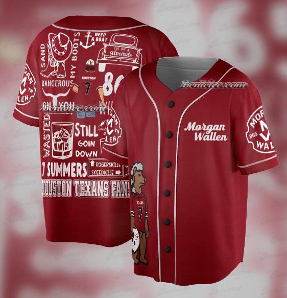 Morgan Wallen Summer Tour Jersey, ‘25 Summer Cowboy Shirt sports jersey product view 1