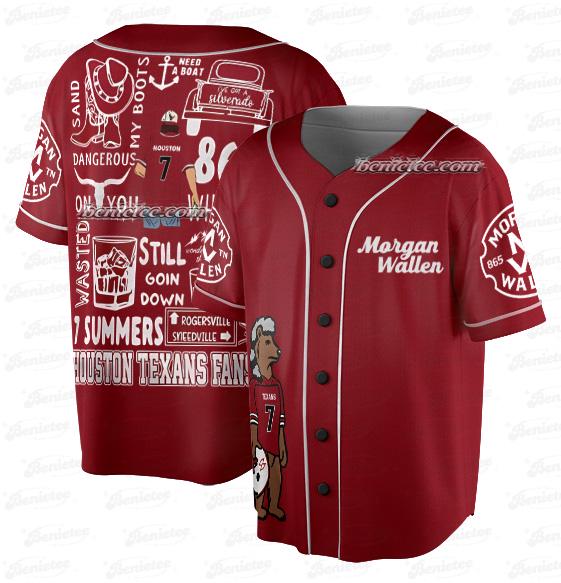 Morgan Wallen Summer Tour Jersey, ‘25 Summer Cowboy Shirt sports jersey product view 2