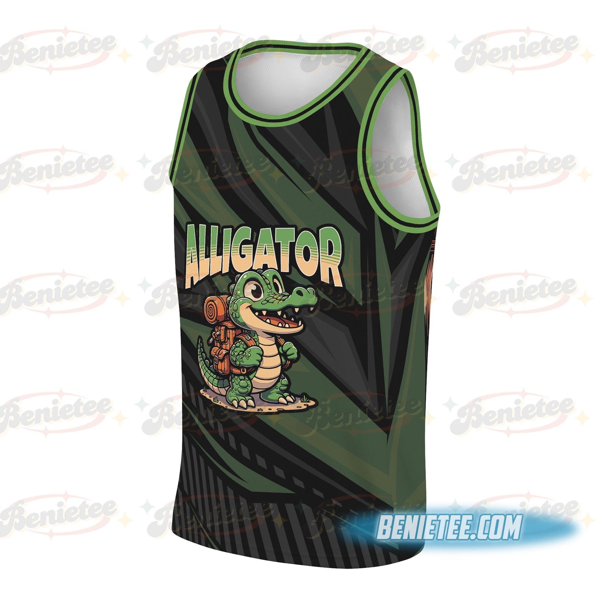 Alligator Alcatraz Everglades Florida Basketball Jersey, Everglades Florida 2025 Parody basketball jersey product view 3