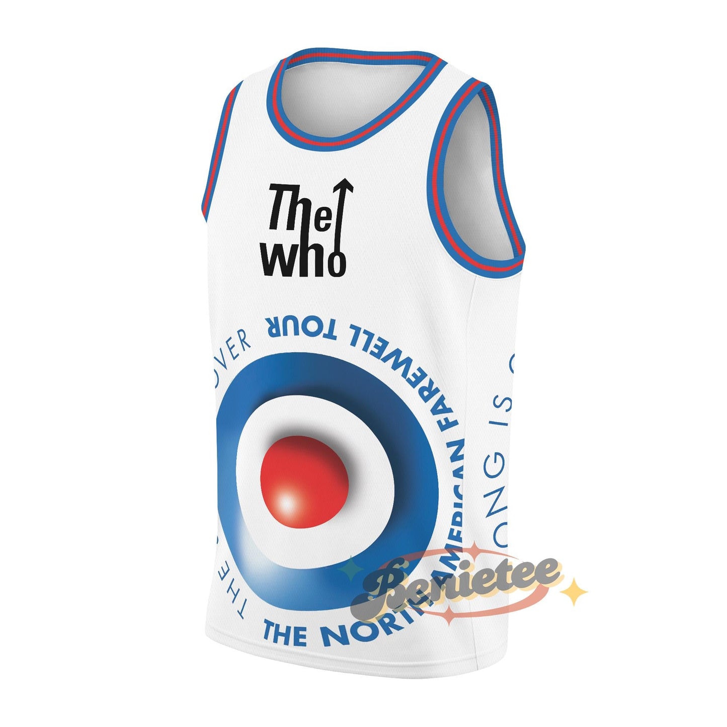 The Who Basketball Jersey, New The Song Is Over Hot Tour 2025 Jersey basketball jersey product view 2