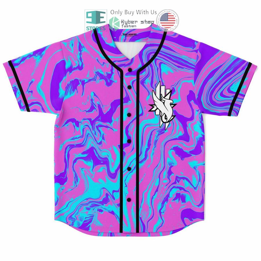 BEST Illenium Hologram pattern Baseball Jersey baseball jersey product view 1