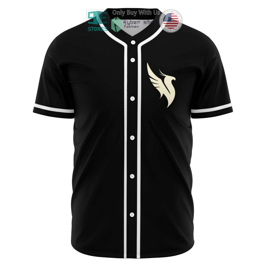 BEST Illenium Logo Black Baseball Jersey baseball jersey product view 1