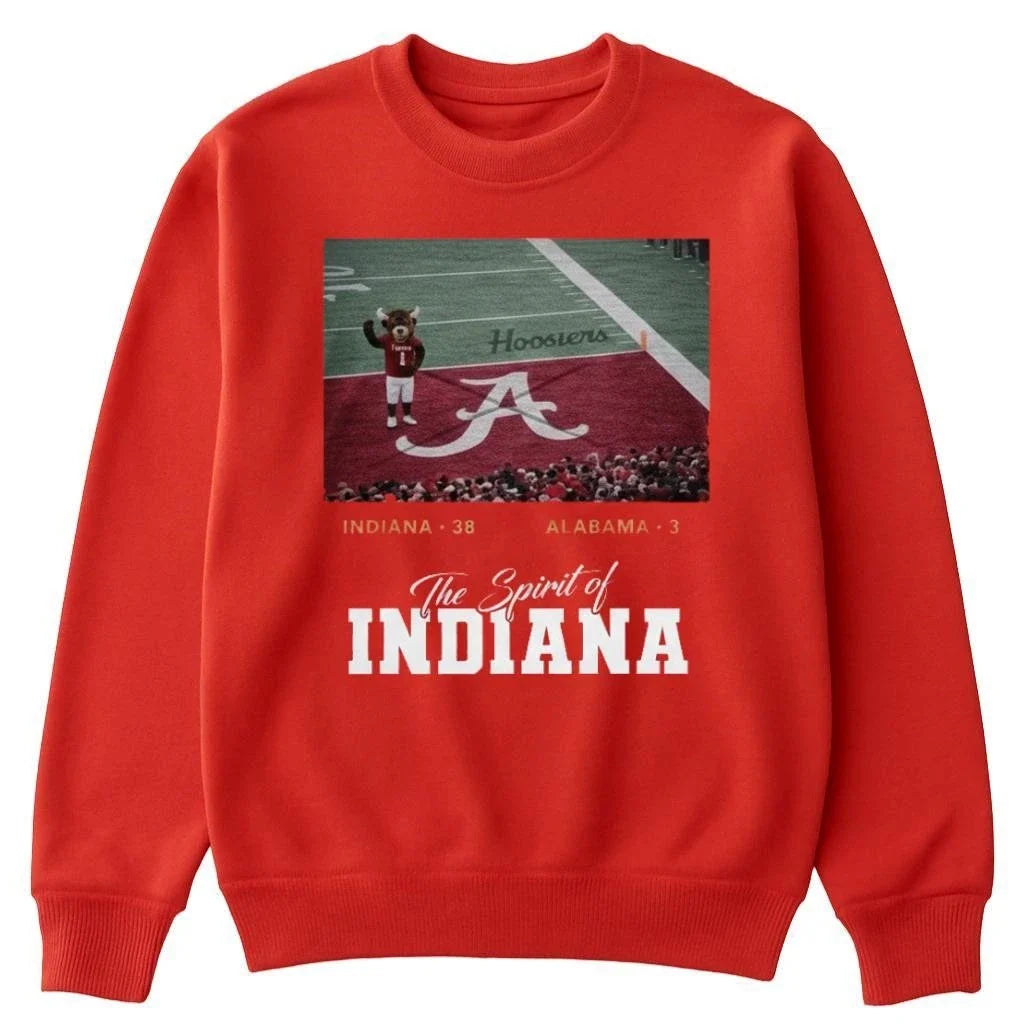 Indiana Defeats Alabama 38-3 To Win The Rose Bowl - Adult & Kids T-Shirts, Sweatshirts & Hoodies apparel design preview 2