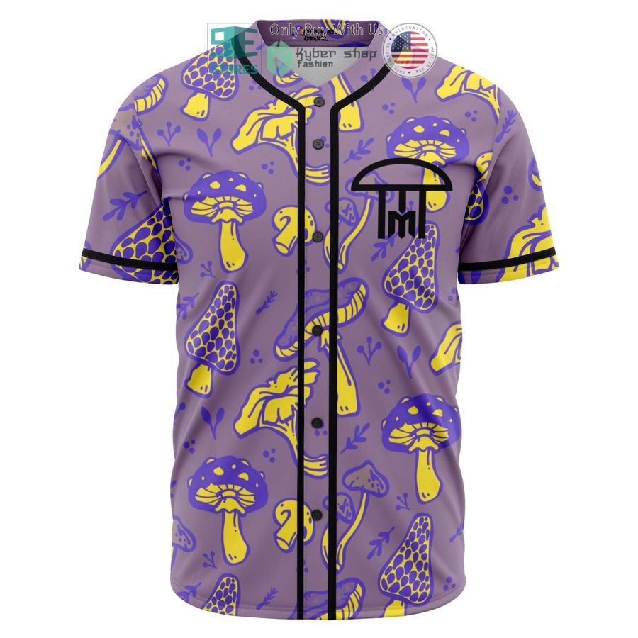 BEST Infected Mushroom Skull Baseball Jersey baseball jersey product view 1