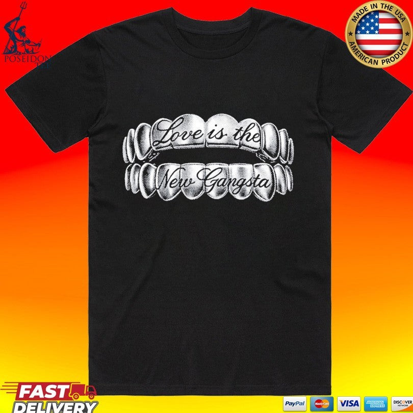 Interscope Love In The New Gangsta Litng Grill T-shirt Unisex T-shirt, Sweatshirt, Hoodie, Long Sleeve Tee - T-Shirt, Sweatshirt, Hoodie
