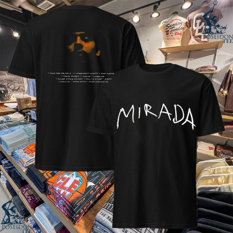 Interscope Mirada Tracklist T-shirt Unisex T-shirt, Sweatshirt, Hoodie, Long Sleeve Tee - T-Shirt, Sweatshirt, Hoodie