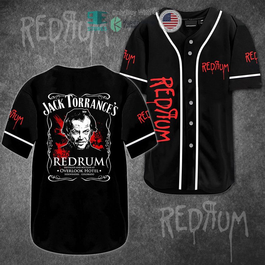 BEST Jack Torrance's Redrum Baseball Jersey baseball jersey product view 1