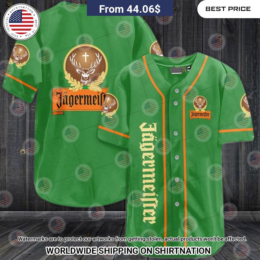Jagermeister Baseball Shirt baseball jersey product view 1