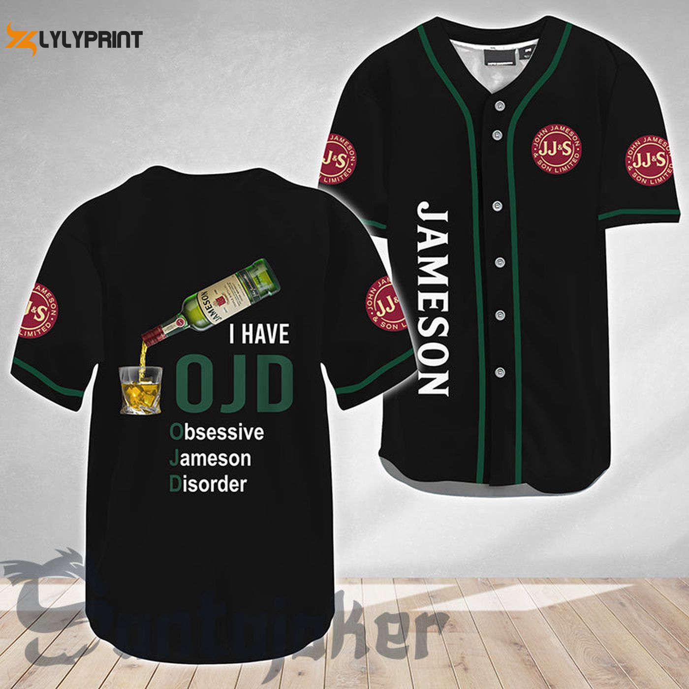 Jameson I Have Ojd Baseball Jersey - Gift for Men Women - Gift for Men Women - lylyprint.com baseball jersey product view 1