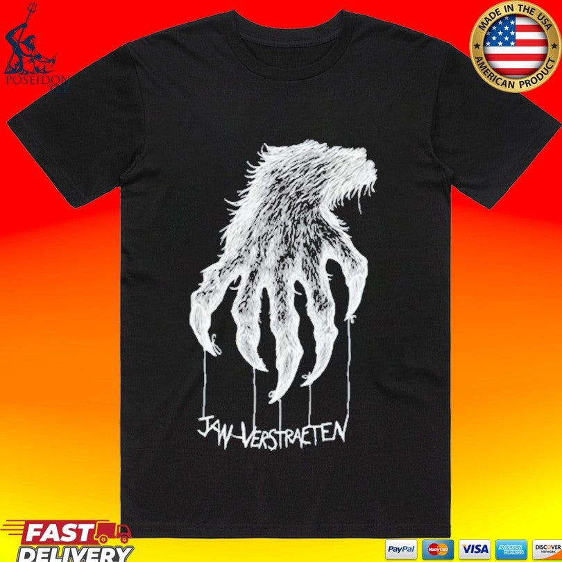 Jan Verstraeten Claws Black T-shirt Unisex T-shirt, Sweatshirt, Hoodie, Long Sleeve Tee - T-Shirt, Sweatshirt, Hoodie