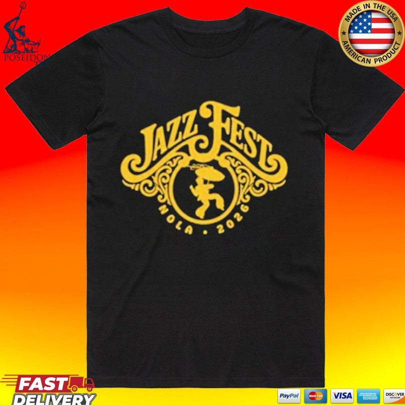 Jazzfest Antique Ironwork T-shirt Unisex T-shirt, Sweatshirt, Hoodie, Long Sleeve Tee - T-Shirt, Sweatshirt, Hoodie