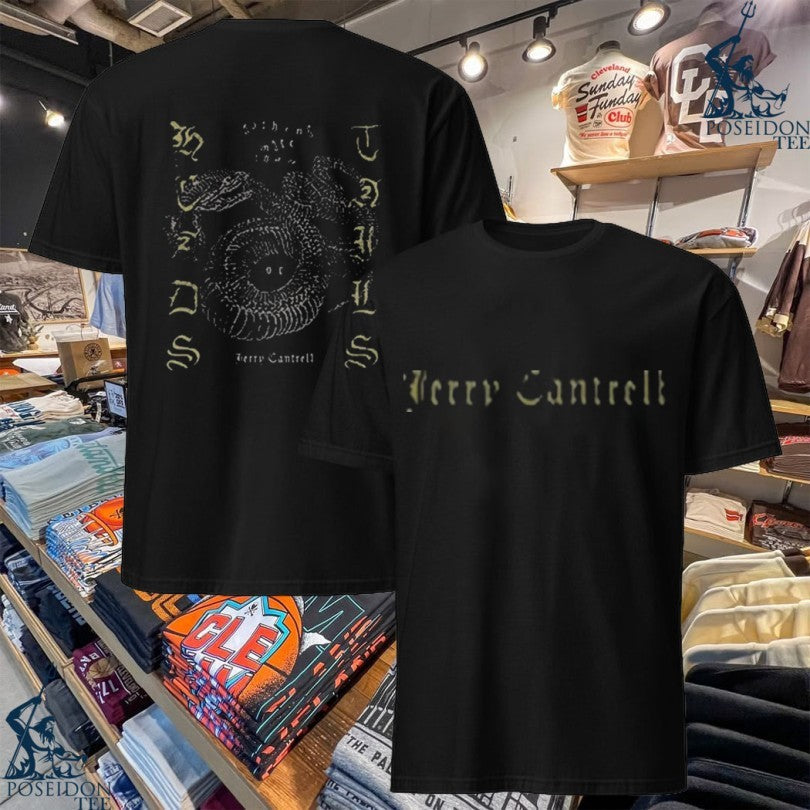 Jerry Cantrell Heads Or Tails T-shirt Unisex T-shirt, Sweatshirt, Hoodie, Long Sleeve Tee - T-Shirt, Sweatshirt, Hoodie