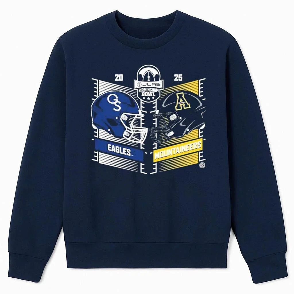JLab Birmingham Bowl 2025 Georgia Southern vs - Adult & Kids T-Shirts, Sweatshirts & Hoodies apparel design preview 2