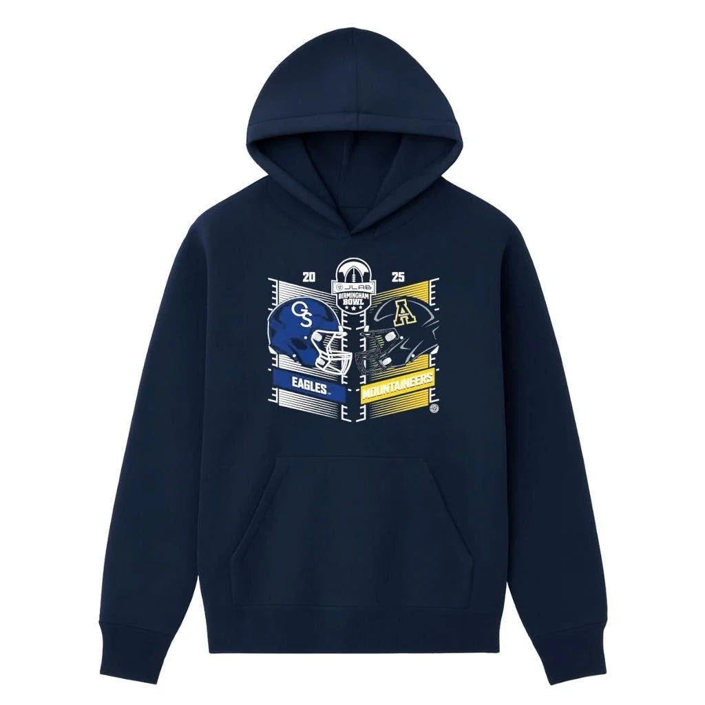 JLab Birmingham Bowl 2025 Georgia Southern vs - Adult & Kids T-Shirts, Sweatshirts & Hoodies apparel design preview 3