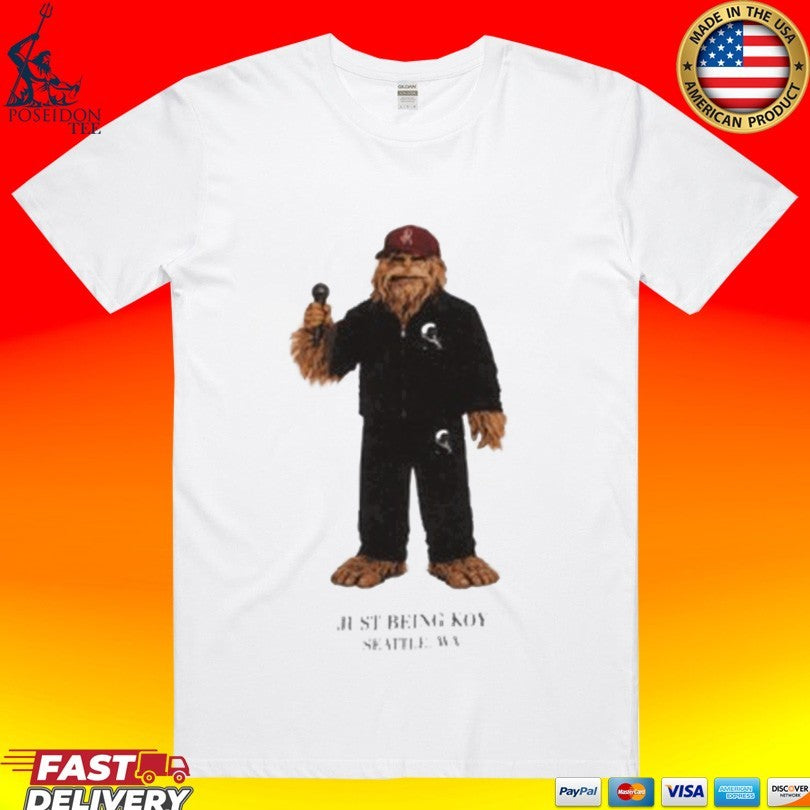 Jo Koy Just Being Koy Seattle Wa Sasquatch T-shirt Unisex T-shirt, Sweatshirt, Hoodie, Long Sleeve Tee - T-Shirt, Sweatshirt, Hoodie