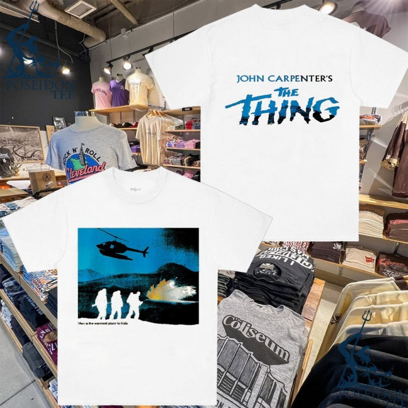 John Carpenters The Thing T-shirt Unisex T-shirt, Sweatshirt, Hoodie, Long Sleeve Tee - T-Shirt, Sweatshirt, Hoodie