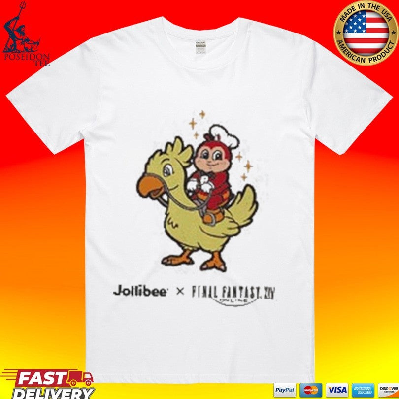 Jollibee X Final Fantasy Xiv T-shirt Unisex T-shirt, Sweatshirt, Hoodie, Long Sleeve Tee - T-Shirt, Sweatshirt, Hoodie