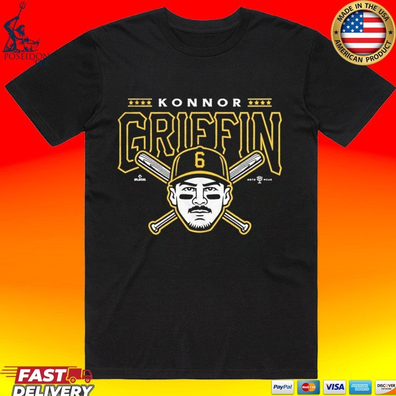 Jolly Konnor Pittsburgh Pirates Baseball Griffin T-shirt Unisex T-shirt, Sweatshirt, Hoodie, Long Sleeve Tee - T-Shirt, Sweatshirt, Hoodie