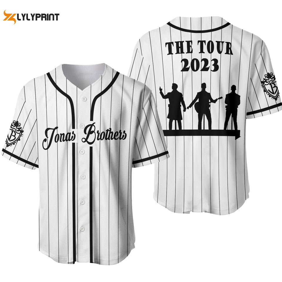 Jonas Brothers Baseball Jersey - lylyprint.com baseball jersey product view 2