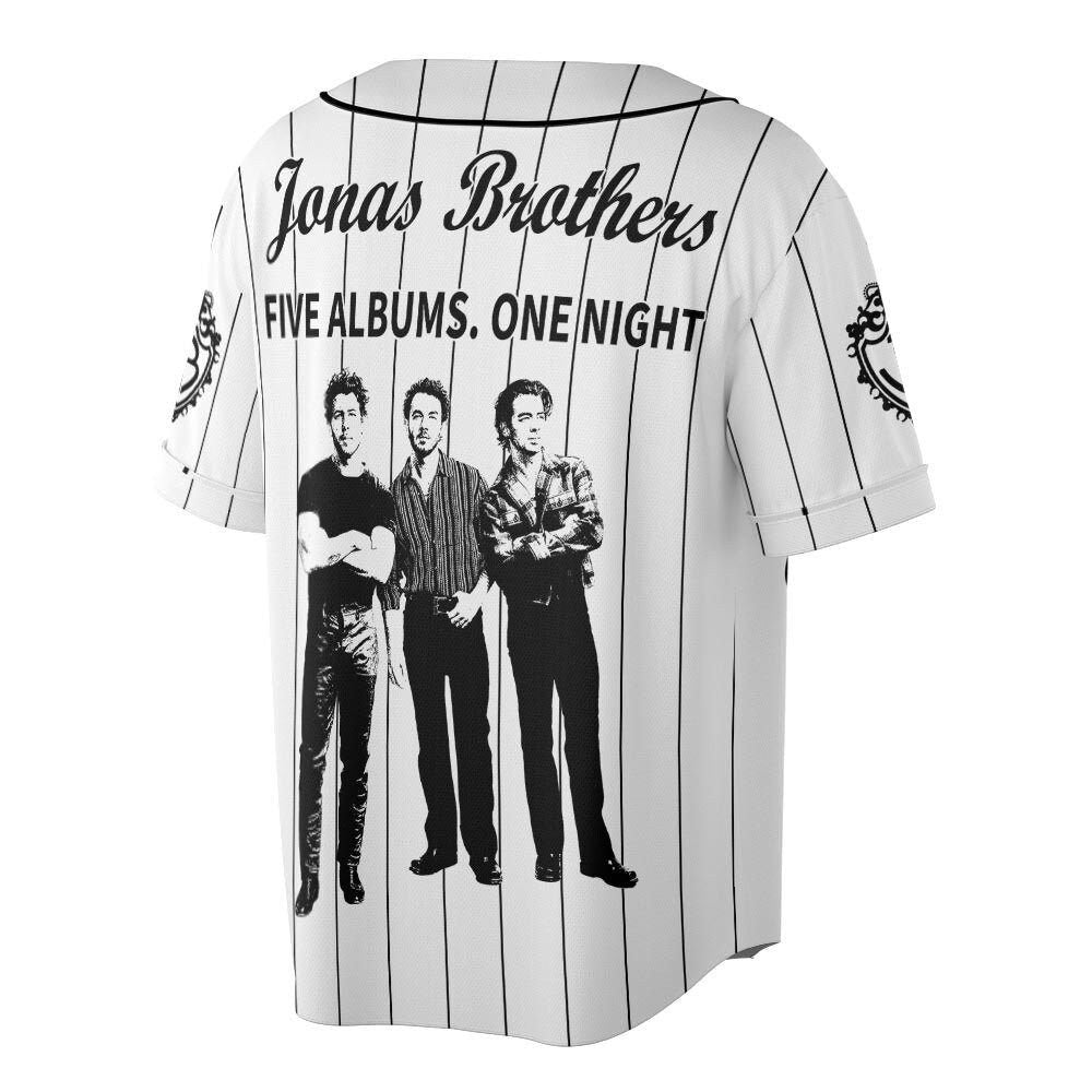 Jonas Brothers Music Baseball Jersey , Jonas Brothers World Tour 2023 Shirt, For Men Women - lylyprint.com baseball jersey product view 2