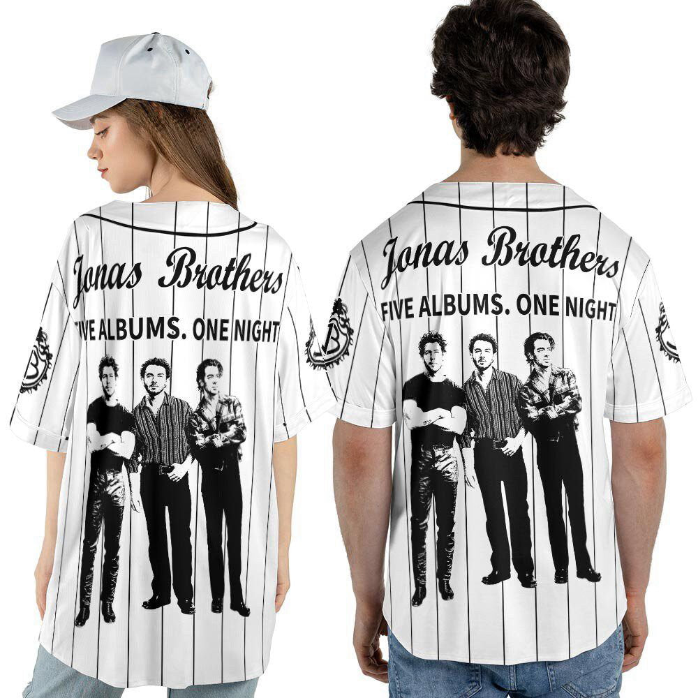 Jonas Brothers Music Baseball Jersey , Jonas Brothers World Tour 2023 Shirt, For Men Women - lylyprint.com baseball jersey product view 4