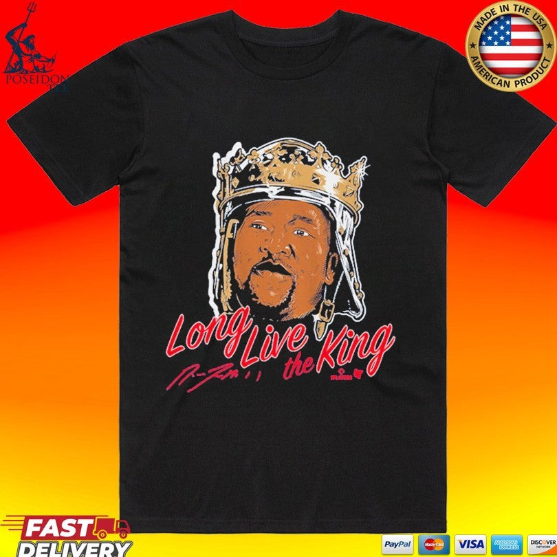 Jose Ramirez Long Live The King T-shirt Unisex T-shirt, Sweatshirt, Hoodie, Long Sleeve Tee - T-Shirt, Sweatshirt, Hoodie