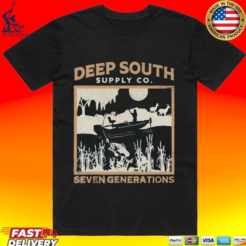 Josh Turner Deep South Supply Co Seven Generations T-shirt Unisex T-shirt, Sweatshirt, Hoodie, Long Sleeve Tee - T-Shirt, Sweatshirt, Hoodie
