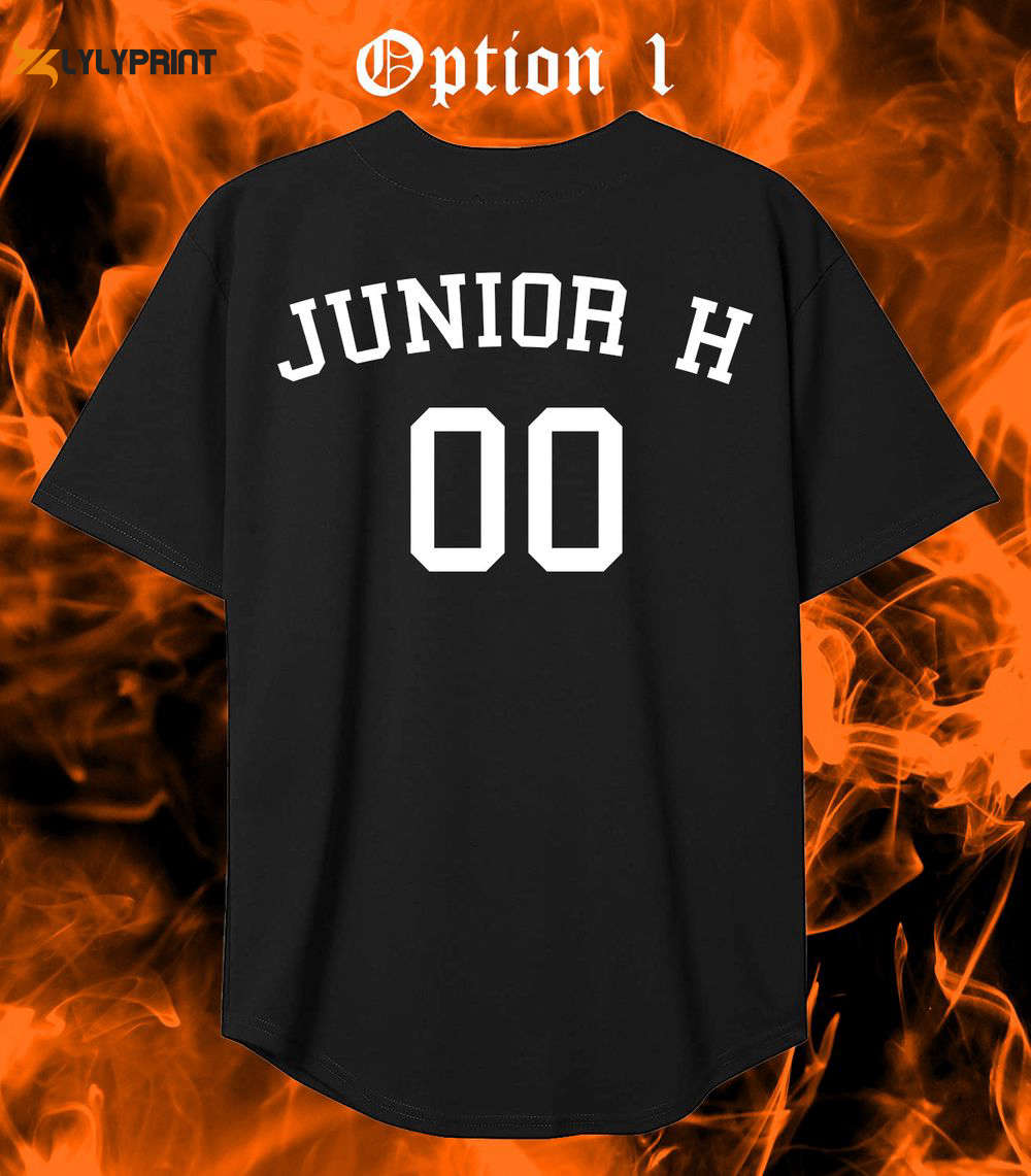 Junior H Sad Boy Baseball Jersey - lylyprint.com baseball jersey product view 1