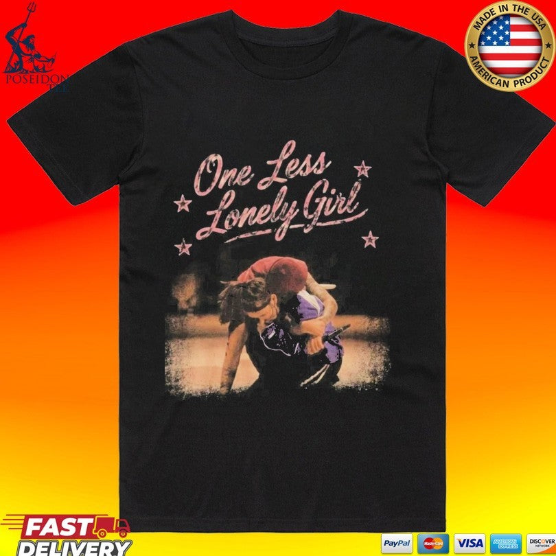 Justin Bieber Billie Eilish One Less Lonely Girl T-shirt Unisex T-shirt, Sweatshirt, Hoodie, Long Sleeve Tee - T-Shirt, Sweatshirt, Hoodie