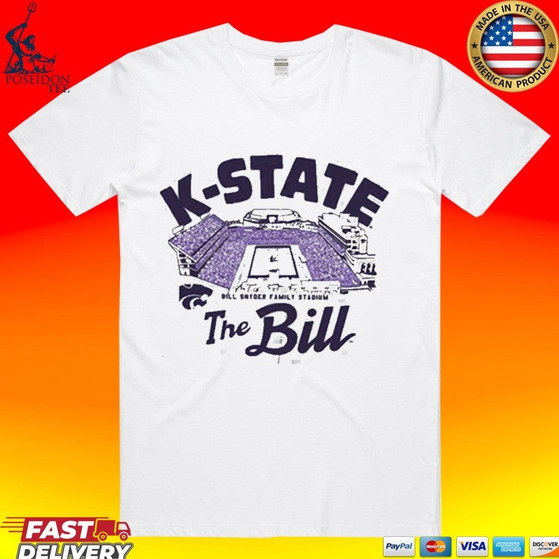 K-State Wildcats Bill Snyder Family Stadium Rally The Bill T-shirt Unisex T-shirt, Sweatshirt, Hoodie, Long Sleeve Tee - T-Shirt, Sweatshirt, Hoodie