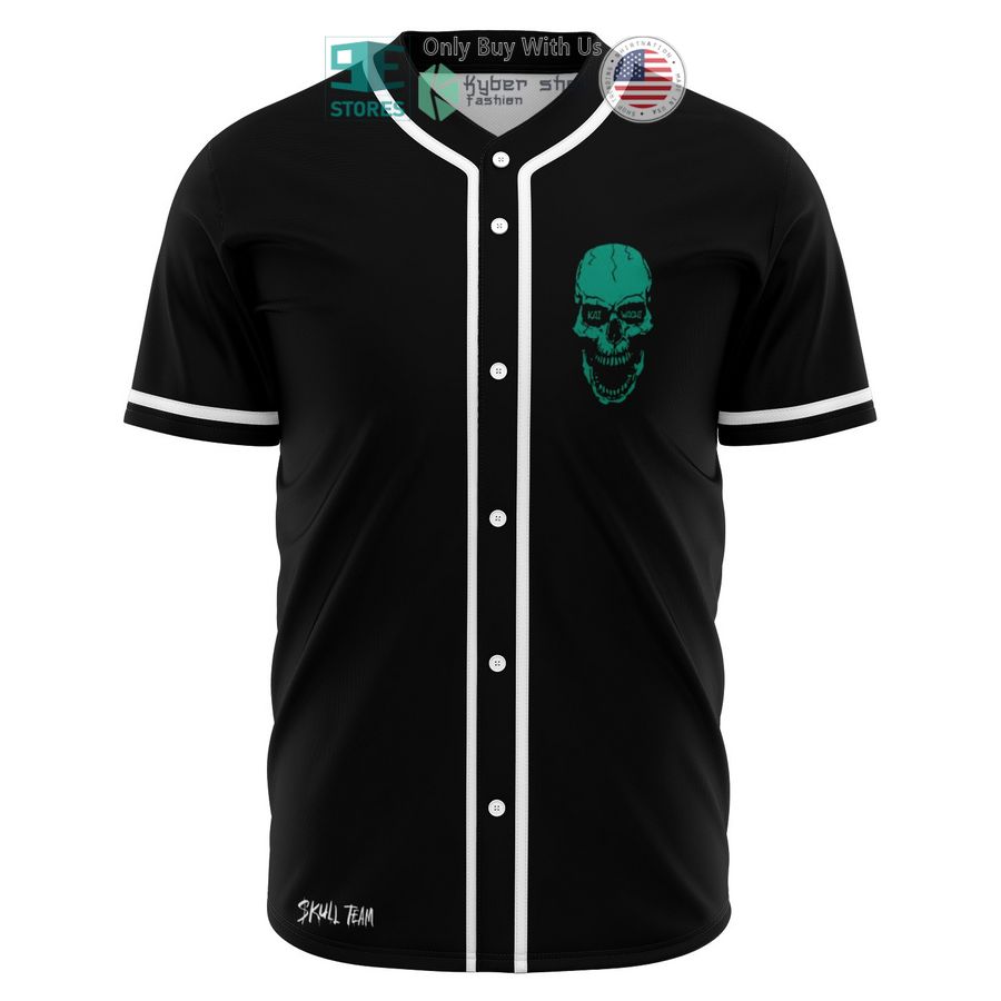 BEST Kai wachi Skull Team Baseball Jersey baseball jersey product view 1