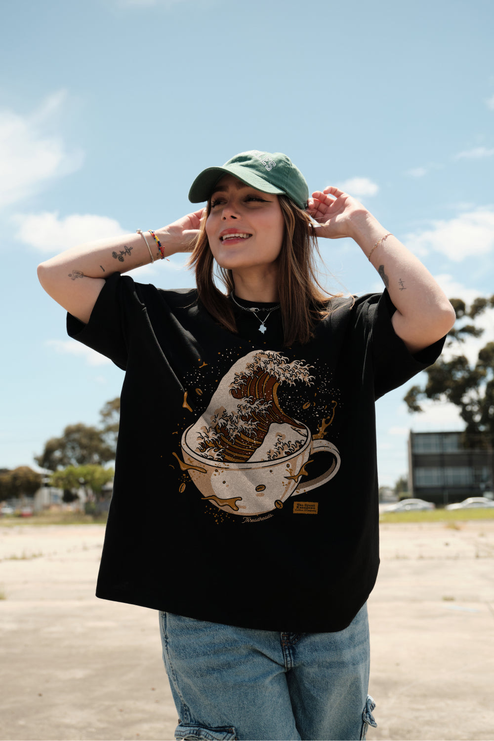 The Great Kanagawa Coffee Company T-Shirt Unisex T-shirt, Sweatshirt, Hoodie, Long Sleeve Tee - T-Shirt, Sweatshirt, Hoodie