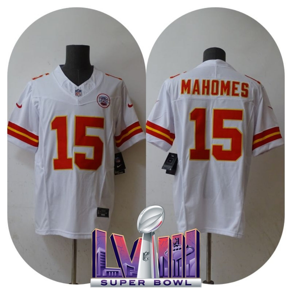 kansas city chiefs #15 patrick mahomes 3 Edition Chiefs 3 Edition Football Jersey football jersey product view 1