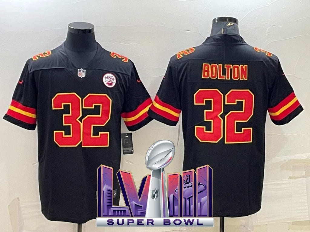 kansas city chiefs #32 nick bolton V2 f55 Style 3 Football Jersey football jersey product view 1