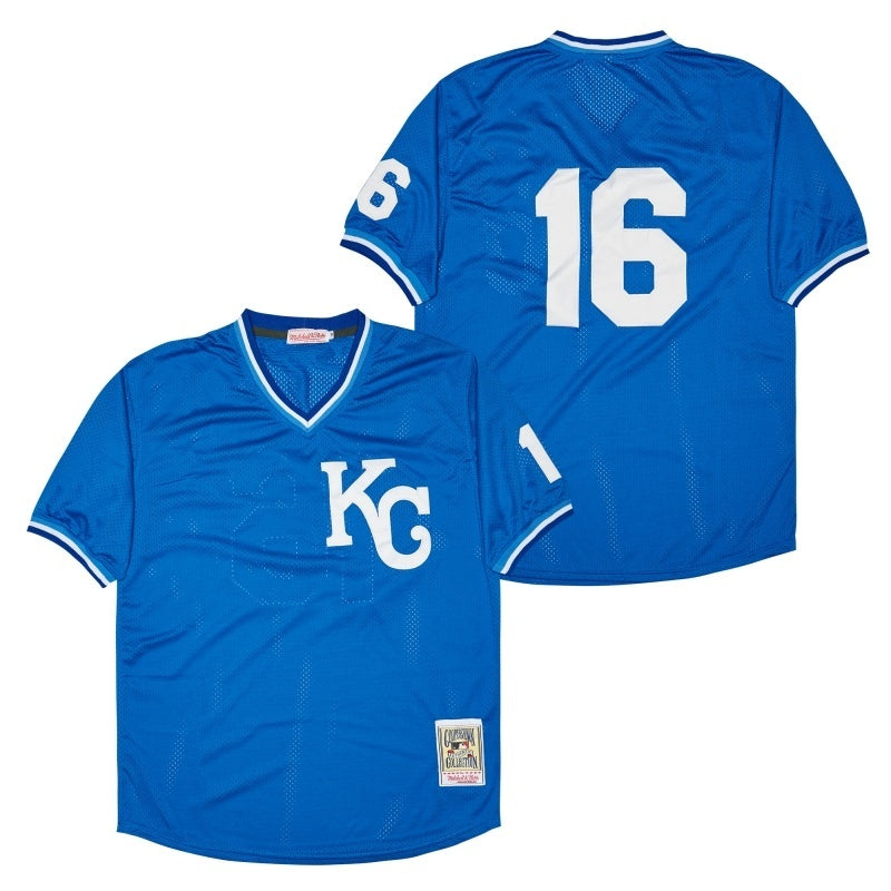 kansas city royals #16 bo jackson Style 1_1 Baseball Jersey baseball jersey product view 1