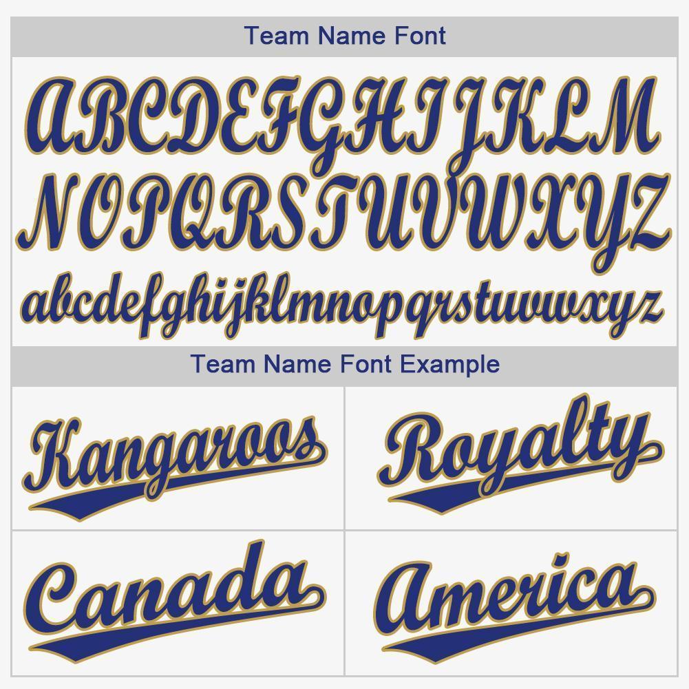 Custom White Old Gold-Royal Baseball Jersey baseball jersey product view 5