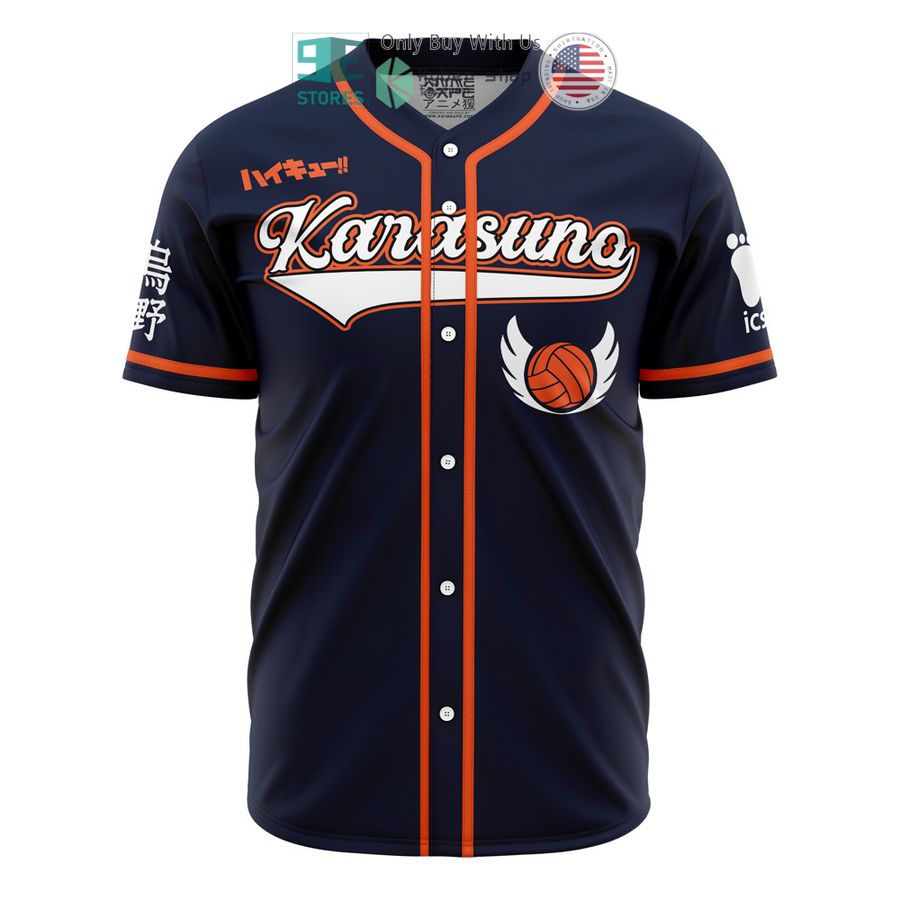 BEST Karasuno Hinata Haikyuu Baseball Jersey baseball jersey product view 1