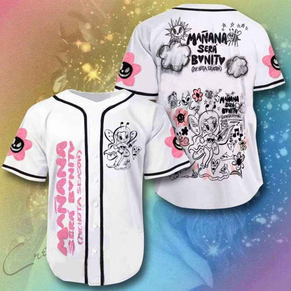 Karol G Baseball Jersey: Bichota 2023 Tour Shirt for Music Fans – Perfect Karol G Fan Gift! baseball jersey product view 1