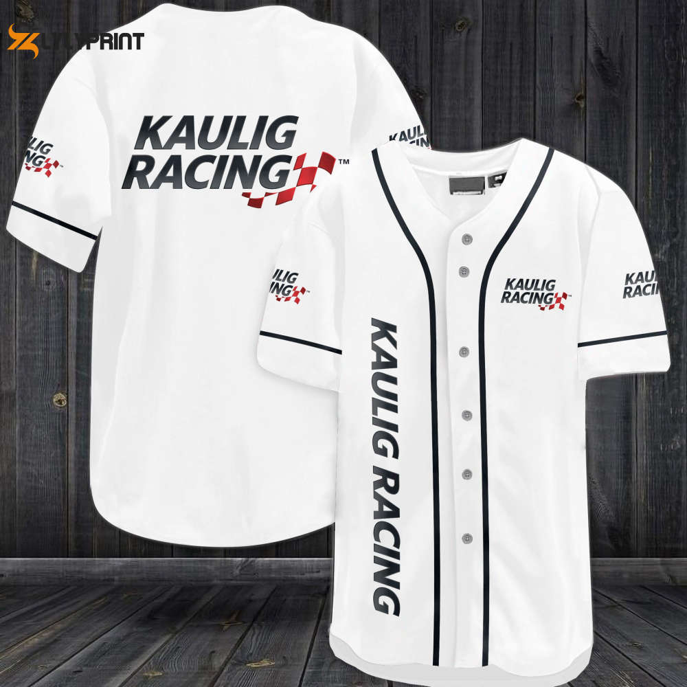 Kaulig Racing Baseball Jersey - lylyprint.com baseball jersey product view 1