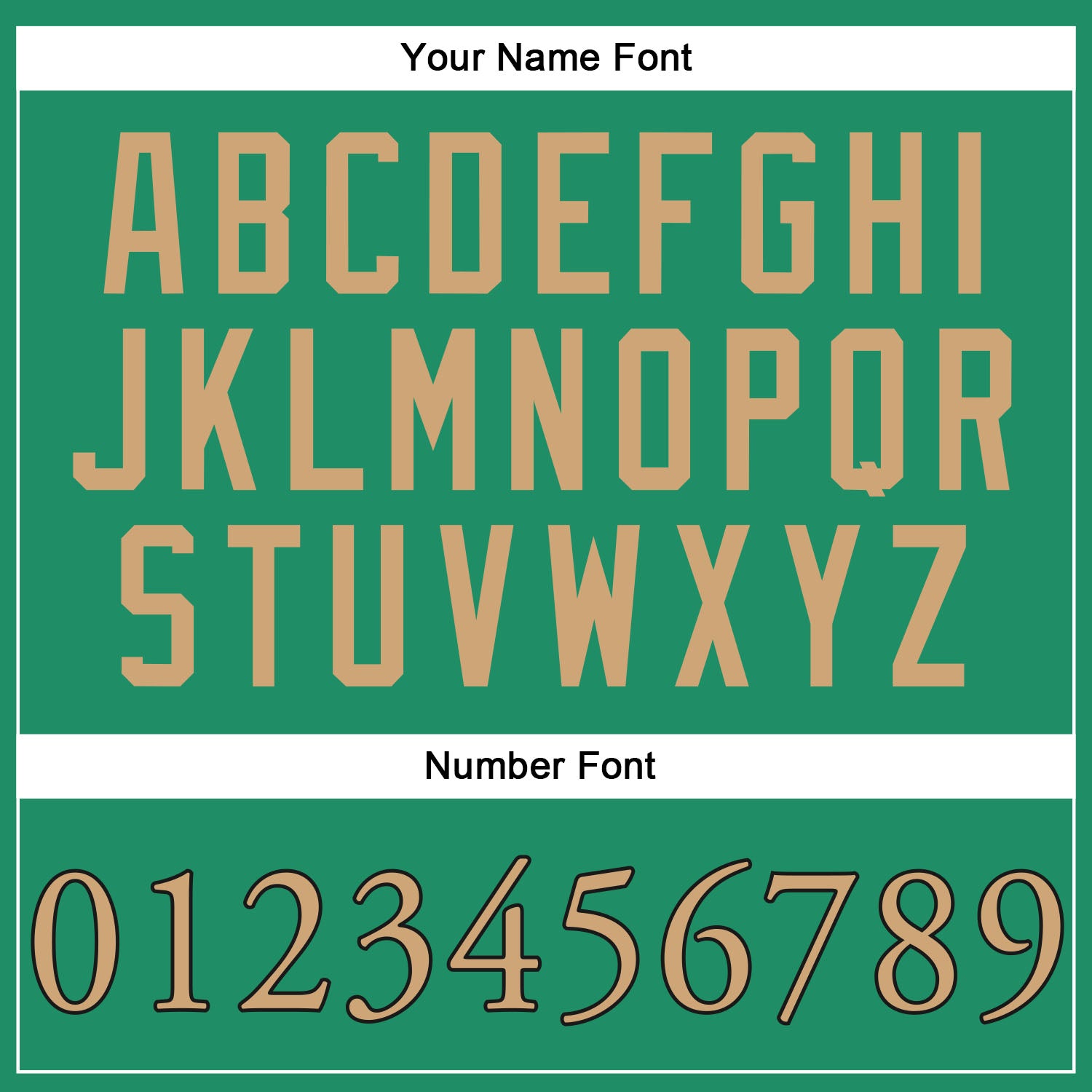 Custom Kelly Green Old Gold-Black Authentic Baseball Jersey baseball jersey product view 5