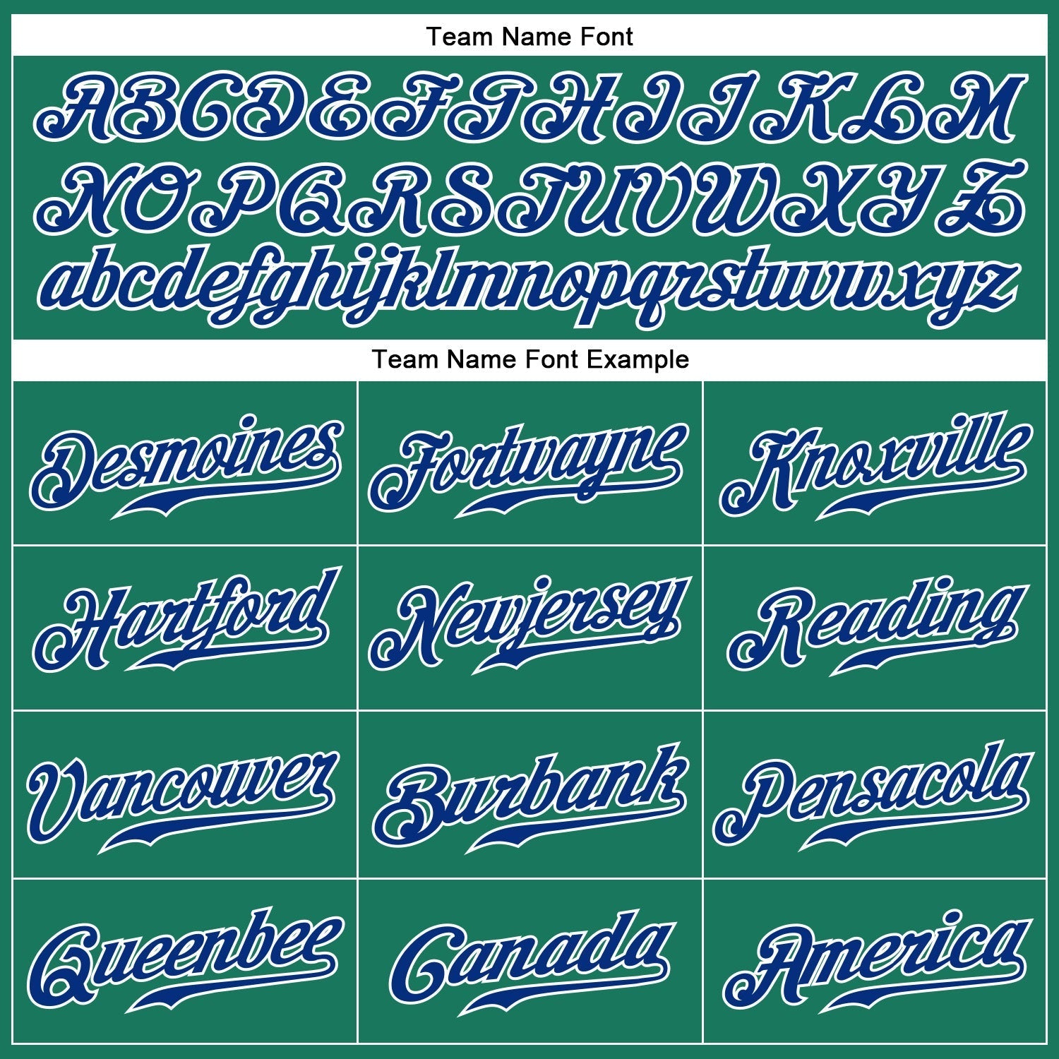 Custom Kelly Green White Pinstripe Royal-White Authentic Baseball Jersey baseball jersey product view 4