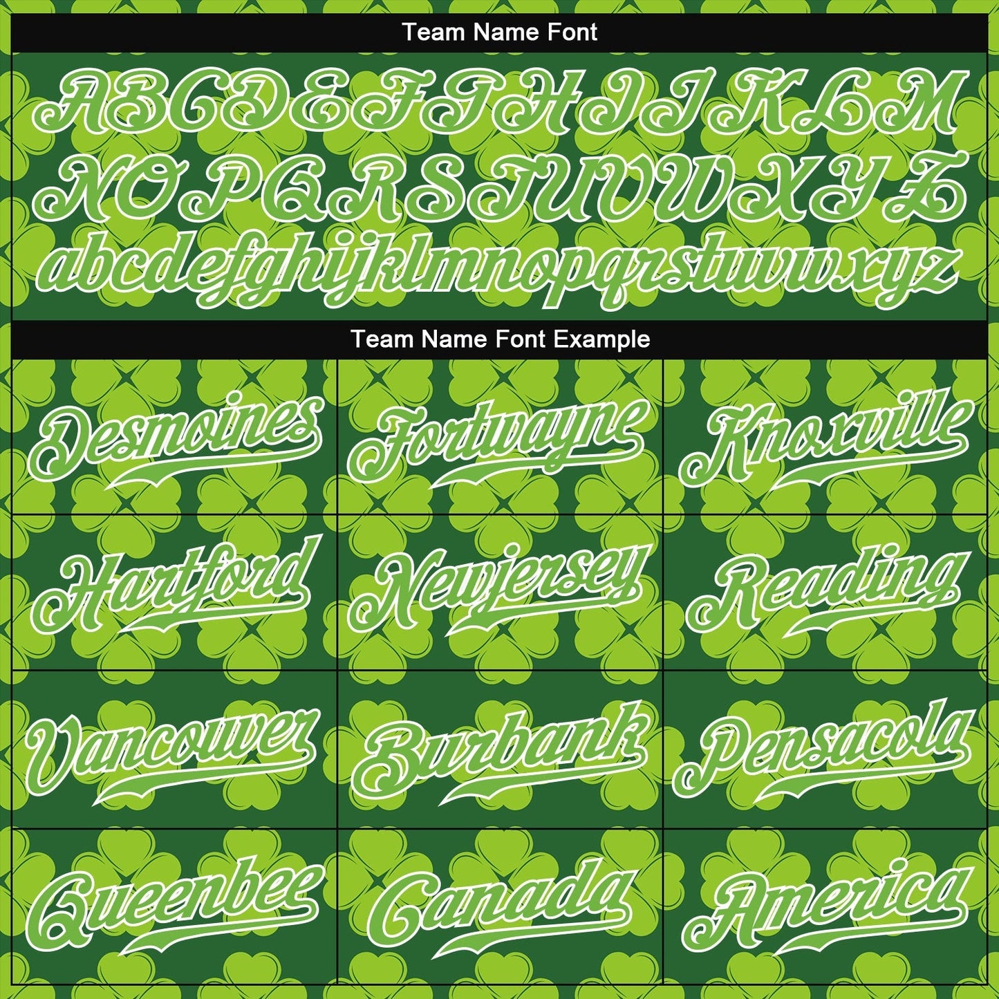 Custom Kelly Green Neon Green-White 3D Pattern Design Authentic St. Patrick's Day Baseball Jersey baseball jersey product view 4