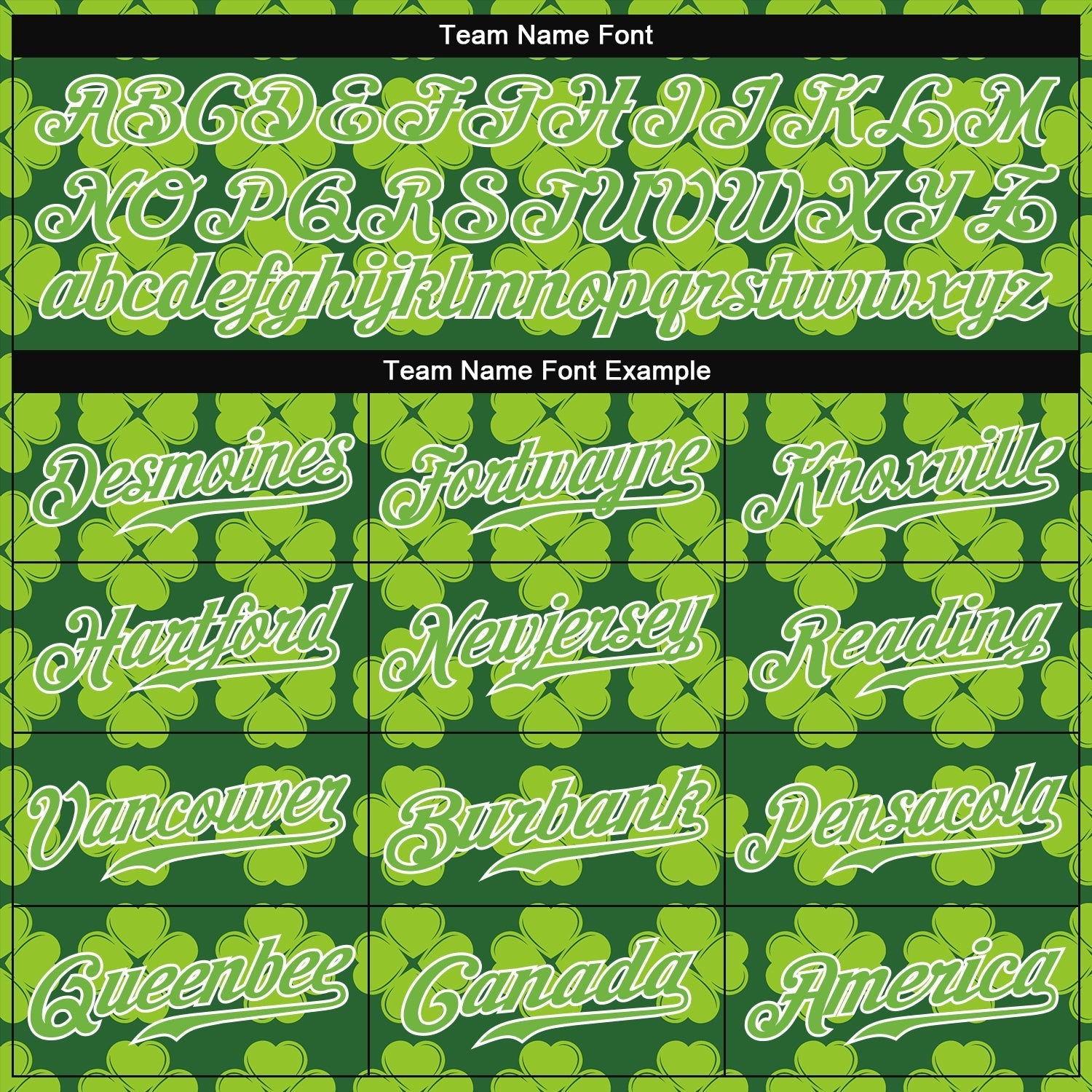 Custom Kelly Green Neon Green-White 3D Pattern Design Authentic St. Patrick's Day Baseball Jersey baseball jersey product view 4