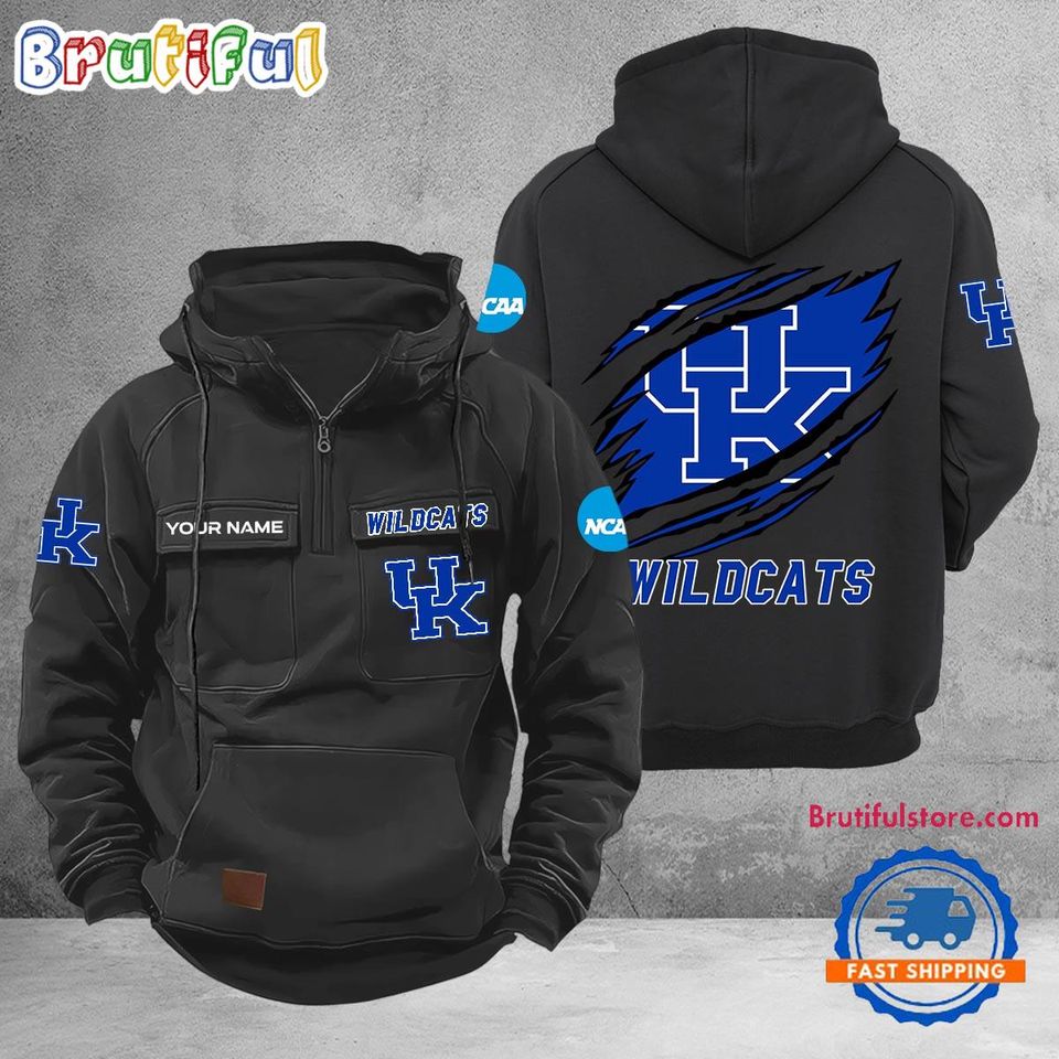 Kentucky Wildcats Sport Team Design Logo Name Cargo Hoodie Unisex T-shirt, Sweatshirt, Hoodie, Long Sleeve Tee - T-Shirt, Sweatshirt, Hoodie