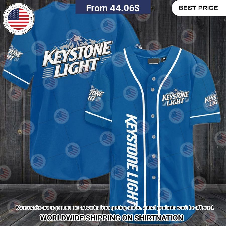 Keystone Light Baseball Shirt baseball jersey product view 1