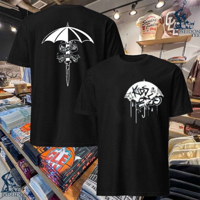 Kids On Fire Bandcamp Knifebrella T-shirt Unisex T-shirt, Sweatshirt, Hoodie, Long Sleeve Tee - T-Shirt, Sweatshirt, Hoodie