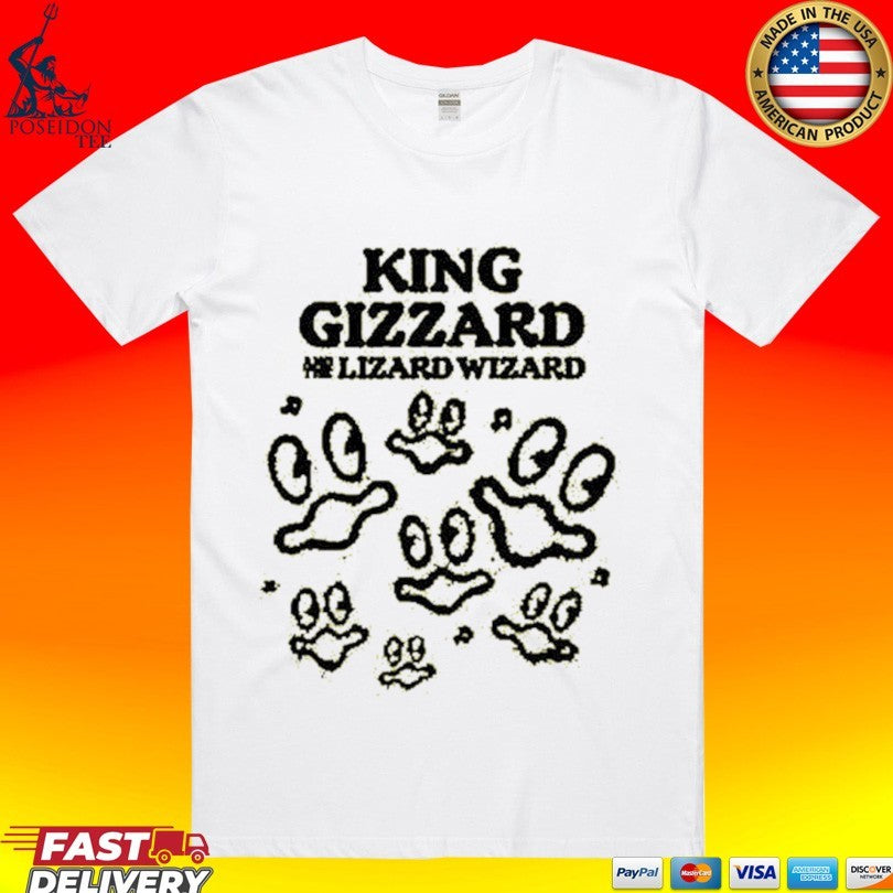King Gizzard And The Lizard Wizard Happy Fish T-shirt Unisex T-shirt, Sweatshirt, Hoodie, Long Sleeve Tee - T-Shirt, Sweatshirt, Hoodie