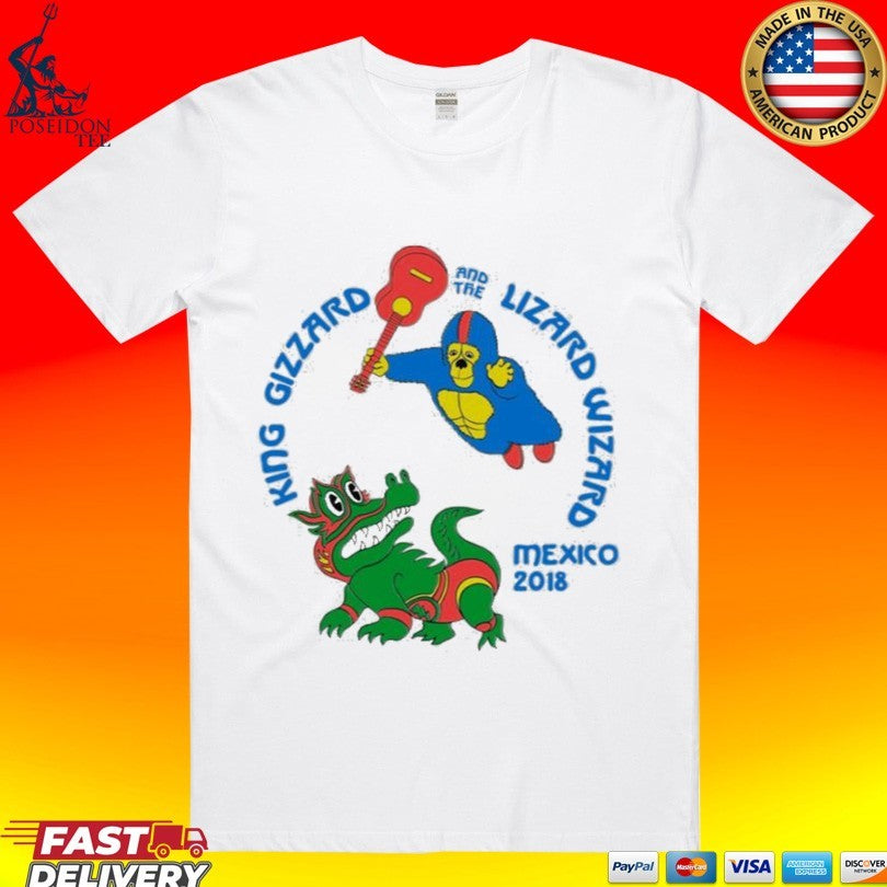 King Gizzard And The Lizard Wizard Mexico Guitar T-shirt Unisex T-shirt, Sweatshirt, Hoodie, Long Sleeve Tee - T-Shirt, Sweatshirt, Hoodie